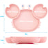 Silicone Suction Plate for Toddlers - Self Feeding Training Divided Plate Dish and Bowl for Baby and Toddler, Fits for Most Highchairs Trays, BPA ...