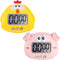 Weewooday 2 Pieces Cute Cartoon Animal Small Digital Kitchen Timers Countdown Classroom Timers with Magnetic Backs and On/Off Switches Decorative ...