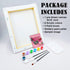 VOCHIC Canvas Painting Kit Pre Drawn Canvas for Painting for Adults Party Kit Paint and Sip Party Supplies 8x10 Canvas to Paint Girl High Heel Gla...