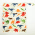 Medium Wet Dry Bag Baby Cloth Diaper Nappy Insert Bag Reusable Washable With Two Zippered Pockets Minky (Dinosaur)...