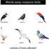 Besmon Woodpecker Bird Scare Devices?Reflective Scare Rods Control Device to Keep Birds Away from Patio Pool?Christmas Reflective Strip Hanging Ho...