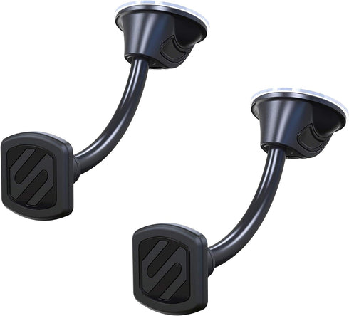 Scosche MAGWDM-2PXCES0 MagicMount Flex Neck Suction Cup Car Phone Mount for Dashboard/Windshield, 360° Adjustable Magnet Head Universal Cell Phone...