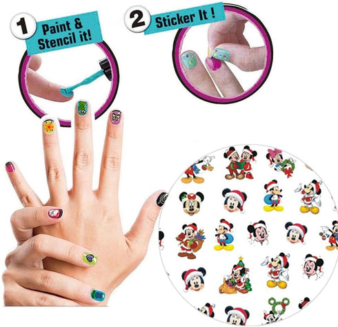 4 Sheets Christmas Nail Art Stickers Cute Cartoon Nail Decals Self Adhesive 3D Nail Art Charms Supplies Xmas Nail Art Design Kawaii Nail Stickers ...