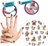 4 Sheets Christmas Nail Art Stickers Cute Cartoon Nail Decals Self Adhesive 3D Nail Art Charms Supplies Xmas Nail Art Design Kawaii Nail Stickers ...