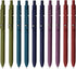 Gel Pens, 10 Pcs 0.5mm Black Ink Pens Fine Point Smooth Writing Pens with Silicone Grip, High-End Series Metal Clip Retractable Pens for Journalin...