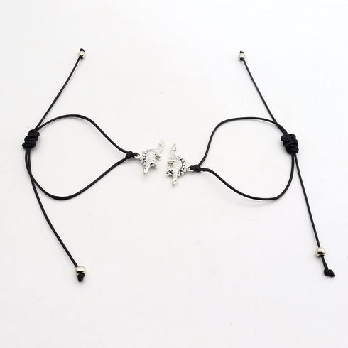 Back to School Gifts - First Day of School Mother Daughter Bracelets Set for 2 - Mommy and Me Heart Charm Matching Wish Bracelets with Poem Cards ...