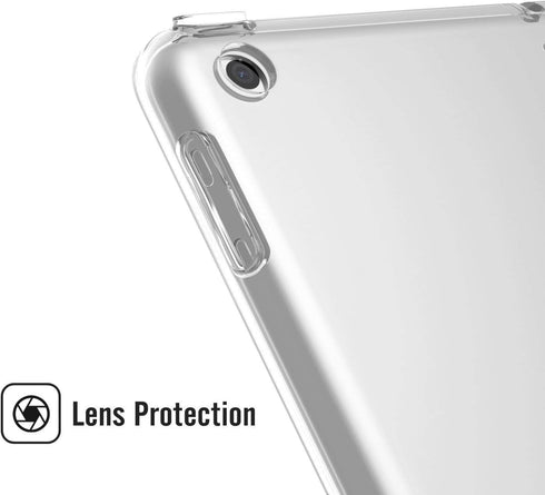 Clear Case for iPad mini 7 A17 Pro (2024) / Mini 6 (2021), Soft Slim Fit Shockproof TPU Lightweight Transparent Cover...