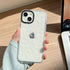 Cute White Flower Phone Case Compatible with iPhone 15 Protective Cover Fashion Silicone Shockproof Bumper Cases Women for Apple iPhone 15 6.1 inc...