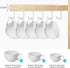 3pcs Mug Hooks Under Cabinet Mug Holder Rack,Drilling Free Coffee Cups Holder Hanger for Cups/Kitchen Utensils/Ties Belts/Scarf/Keys Storage,Fit f...
