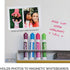 Clear Magnetic Picture Frames for Refrigerator School Locker, or Any Magnetic Surface 16 Pack Holds (2) 5 x 7 (4) 4 x 6 (10) 2.5 x 3.5 Exclusive P...