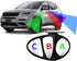 Car Blind Spot Mirror, 3-view Wide Angel Mirror Auxiliary Mirror for Front Rear Wheel Blind Spot Rear View Mirror. (Black Right)...