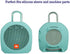 Hermitshell Silicone Carrying Case Replacement for JBL Clip 3 Portable Waterproof Wireless Bluetooth Speaker (Teal)...
