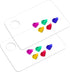 Acrylic Rectangle-Shaped Palette 2pcs 11.8 x 7.9 inches Transparent - Crystal Clear Blend Paint Non-Stick Acrylic Watercolor Oil Paint Mixing Tray...