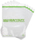 Smelly Proof HEAVY DUTY Reusable STAND-UP Ziplock Bags for Food Storage, USA Made, NO PEVA & BPA FREE, Reusable Freezer Bags, Dishwasher-Safe, Tri...