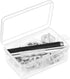 Pangda 100 Sets Grommet Eyelets Tool Kit, Grommet Setting Tool and Eyelets with Setting Tools and Storage Box for Fabric, Tarps, Curtains?1/4 Inch...