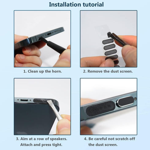 USB C Dust Plug, Type C Anti Dust Cover Protector Cap with Phone Speaker Cover Compatible with iPhone 15 Series, Samsung Galaxy S22/S21/S20, Note ...