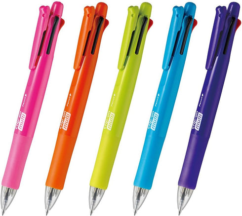 Zebra Clip-On Multi F Series 0.7 mm Ballpoint Multi Pen/0.5 mm Pencil, Powerful Orange Body (B4SA1-POR)......