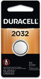 Duracell DL2032BPK Button Cell Lithium Electronics Battery, 2032, 3V, 6/Box...