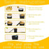 Mouse Trap - Auto Reset - Flip and Slide Bucket Lid Mouse Trap - Rat Trap - Reusable Trap Door Style - Multi Catch Mice Control Traps - Bucket Lid...