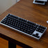 114 Keys PBT Doubleshot WOB Keycaps Cherry Profile Black Keycap Set Fit for 61/64/87 Cherry Mx Switches Mechanical Keyboard...