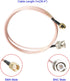 RF Coaxial Cable SMA Male to BNC Male RG316 Coax Cable Jumper for DIY Radio, 3G/4G/5G/LTE/Antenna, Audio and Video Signal Transmission, 1M 1Pcs...