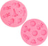Astronaut Fondant Molds, Robot Rocket Planet Polymer Clay Molds for Jewelry Making, Moon Spaceship Clay Earring Molds Set of 2, Pink...