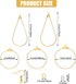 Inbagi 481 Pcs Earring Making Kit Jewelry Making Supplies Bulk Earring Findings with Teardrop and Round Beading Hoops Earring Hooks Open Jump Ring...