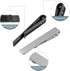 Roctee 4pcs Skinny Tie Clips for Men 1.69 Inch, Tie Clip Tie Bar Tie Bars Pins Clasps Set for Regular Ties Short Slim Thin Ties with Box Black Blu...