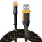 DEWALT Lightning to USB Cable — Reinforced Braided Cable for Lightning — Charger Cord Compatible with iPhone — Apple Compatible Charging Cable — 4...