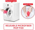 16.5 inch Mop Pads Refills, 3 Pack Microfiber Reusable Replacement Mop Pads Flat Replacements Heads for Wet Or Dry Floor Cleaning and Scrubbing, R...