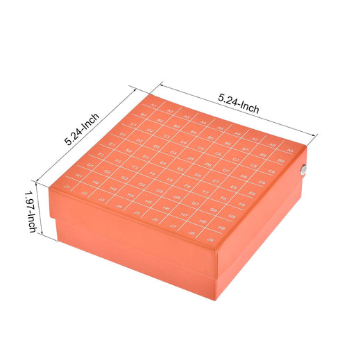YOKIVE Centrifuge Tube Holder, Waterproof Cardboard Holder for 1.8/2ml Tube | Fixed Sample Tube, Great for Labs and Scientific Institutes (Orange,...