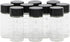 JIUWU 10pcs 5ml 1/6 Oz Scaled Clear Glass Vials Sample Transparent Liquid Bottles Screw Cap Lab Container...