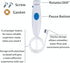 Oral Hygiene Accessories Standard Water Hose Plastic Handle for Waterpik Oral Irrigator for Waterpik Wp-100 Wp-450 Wp-250 Wp-300 Wp-660 Wp-900 (Sl...