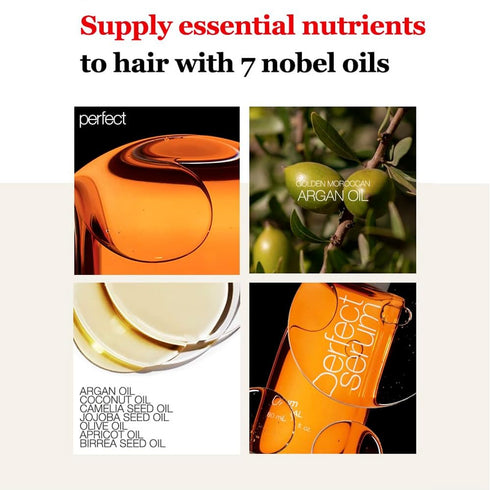 Mise En Scene Perfect Rose Perfume Serum - Korean Hair Serum wirth Rose Scent, for Damaged Hair, Argan Oil, Hair Essence for Hair Care, 2.70 fl. O...