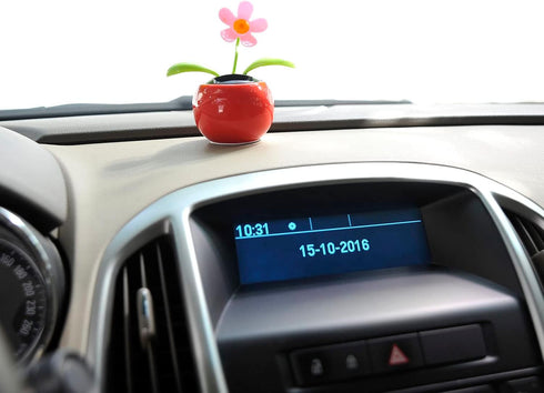 PowerTRC Solar Powered Dancing Flower | Desk, Window, Or Car Decoration Gift Toy | No Batteries Required | Fun Swinging Solar Flower...