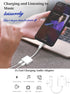 iPhone Headphone Adapter, MFi Certified Dual Lightning Audio + Charger Adapter Dongle Cable Splitter for iPhone 14/13/12/11/XS/XR/X 8/7/iPad/iPod,...