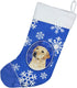 Caroline's Treasures SC9376-CS Labrador Winter Snowflakes Holiday Christmas Stocking Fireplace Hanging Stockings Christmas Season Party Decor Fami...