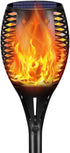 Solar Torch Lights, Waterproof Flickering Flames Solar Lights Outdoor Landscape Decoration Lighting Dusk to Dawn Auto On/Off Security Light for Ga...
