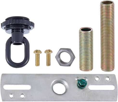 B&P Lamp® Screw Collar Canopy Kit (Black)...