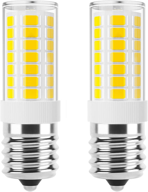 E17 LED Bulb Dimmable, Microwave Light Bulbs Under Hood, 40W Incandescent Replacement, 4000K Natural White, 120V 4W 400LM Appliance Bulbs for Stov...