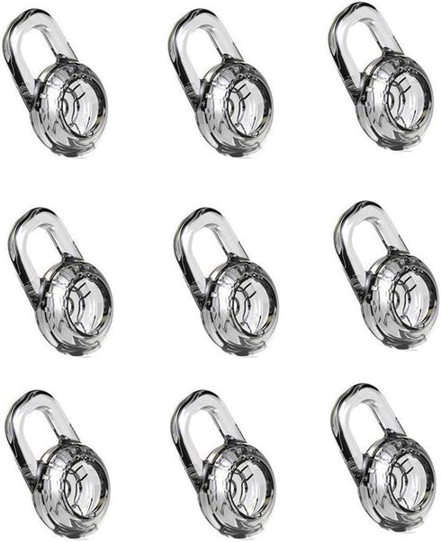 Rayker Replacement Ear Gels for Explorer Headsets, Medium Size, Clear Silicone, 9 Pcs...