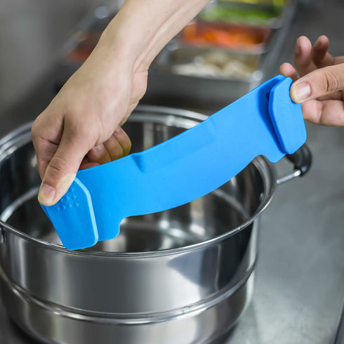Clip On Strainer Silicone for all Pots and Pans,Pasta Strainer Clip on Food Strainer for Meat Vegetables Fruit Silicone Kitchen Colander...