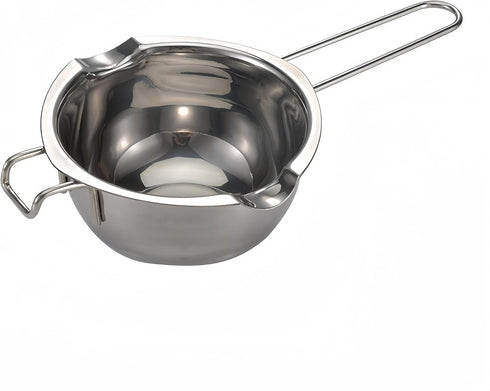 SHIDOW Chocolate Melting Pot, Double Boiler Pot, Stainless Steel Double Boiler Pot Set for Melting Chocolate, Cheese, Caramel and Candy (480ml)...