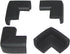 KidKusion 4-Piece Safety Corner Cushion, Black, Child Proofing Corner Guard, Made in USA, Child Safety, Home Furniture Safety Bumper, Baby Proof T...