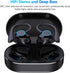 Earbuds, Q23 PRO Bluetooth 5.1 Sport Waterproof Earphones with Charging Case, Stereo Noise Cancelling Earhooks Headset Bulit in Mic, for Sports Tr...