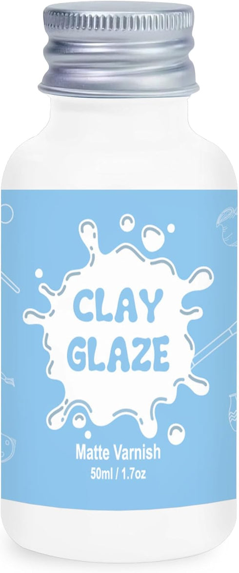 50ml Air Dry Clay Varnish?Air Dry Clay Sealant for Airdry Clay?Air Dry Clay Glaze Can Not Only Used to Prevent Clay Cracking, Scratches, and Wear,...