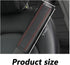 Breathable Leather car seat Belt Cover, seat Belt Shoulder pad to Protect The Shoulder and Neck, Driving More Comfortable (Red)...