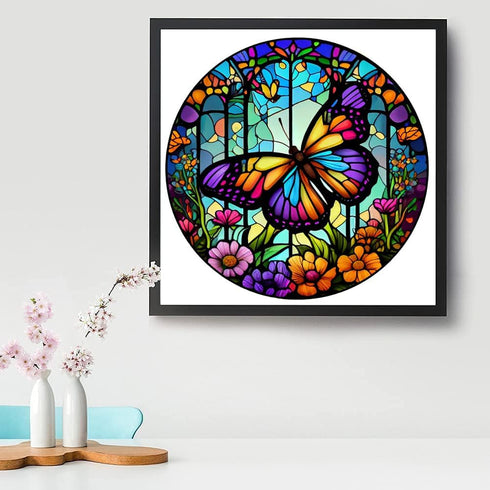 Butterfly Stamped Cross Stitch Kits - Counted Cross Stitch Kits for Beginners Adults,11 CT Patterns Dimensions Embroidery Kits Arts Craft Kits,for...