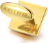 HONEY BEAR Gold Square Crystal Cufflinks for Mens Shirt Steel Wedding Gift...