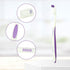 Falcon Toothbrush with Curved Filaments, Deep Reach (Family Care - Soft Bristles), 4 Colors - 12 Count (Pack of 1)...